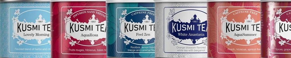 Ekologiška žolelių arbata „Kusmi Tea Vanilla Rooibos“, 100 g (metalinėje dėžutėje)