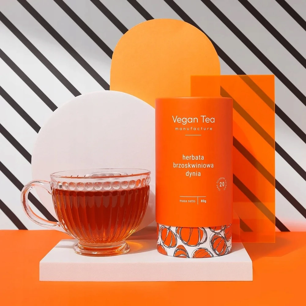 English Tea Shop Veganiška arbata - biri rooibos arbata Persikų ir moliūgų 80 g