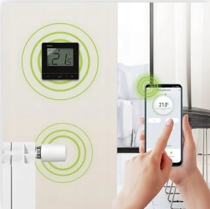 Engo Controls ENGO ETRV-M30 – elektroninė radiatoriaus termostatinė galvutė (M30×1,5) + RA adapteris