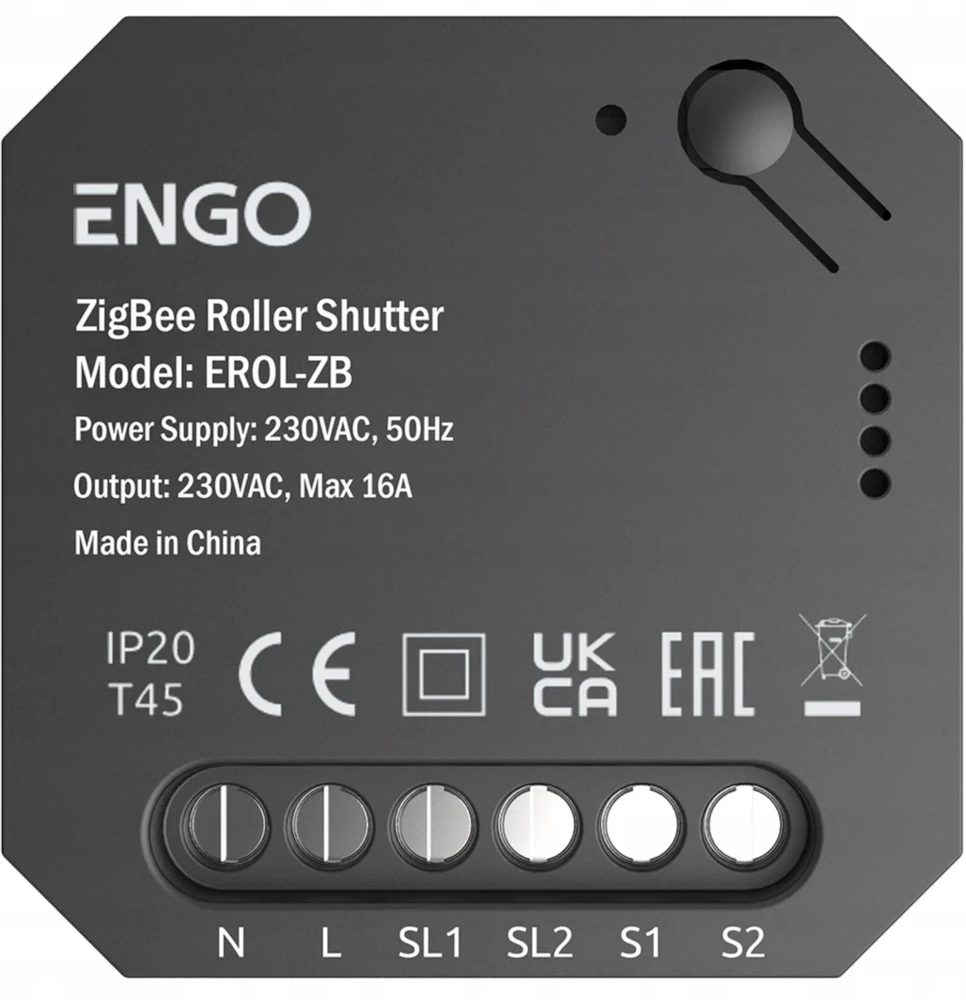 ENGO EROL-ZB ZIGBEE RODINŲ VALDIKLIS