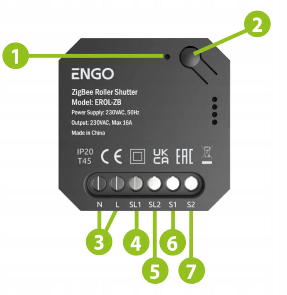 ENGO EROL-ZB ZIGBEE RODINŲ VALDIKLIS