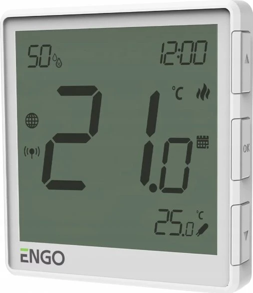 Engo Controls Engo EONE Zigbee laidinis termostatas baltas