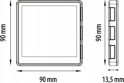 Engo Controls termostatai ZigBee terostatas, Lition baterija, baltas