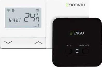 Engo Controls ENGO E901RF WiFi belaidis programuojamas termoreguliatorius