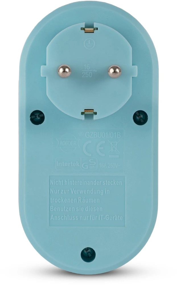 ENTAC Entac EPAG-1EE-2USB-B maitinimo kištukų adapteris F tipo Mėlyna