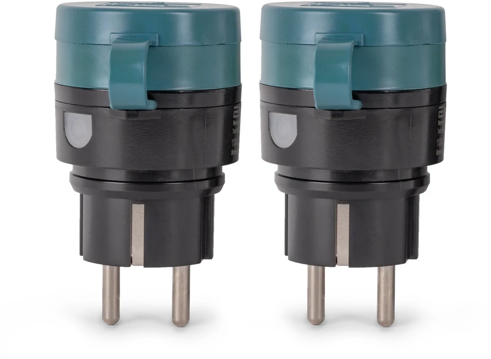 ENTAC Entac ES-2S-RC-44 maitinimo kištukų adapteris Žalia, Juoda