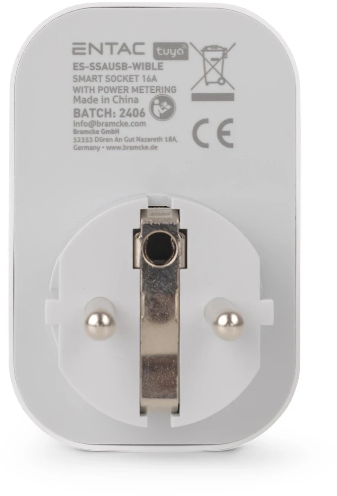ENTAC Entac ES-SSAUSB-WIBLE adapter wtyczek zasilających Baltas