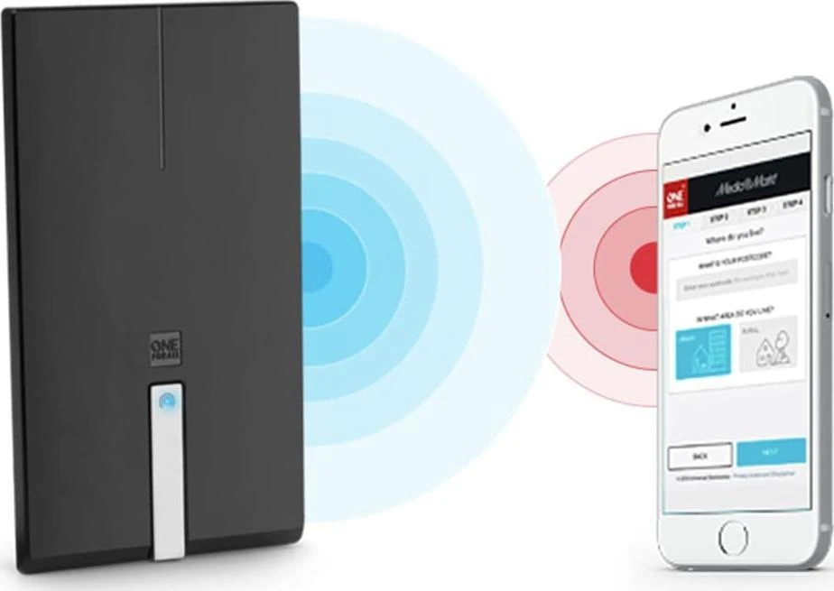 Skaitmeninė vidaus TV antena ONE FOR ALL 4K Ultra HD, 3G/4G/5G filtras / SV9425