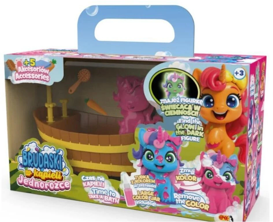 Figurki Nešvarių vienaragio figūrėlių rinkinys „Bathroom Spark“