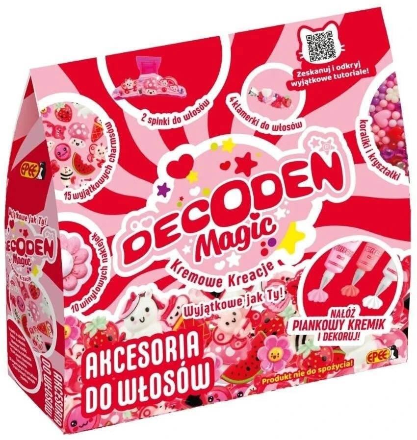 Epee Rinkinys Klasikinis „Decoden Magic“ kūrybinis plaukų aksesuarų rinkinys