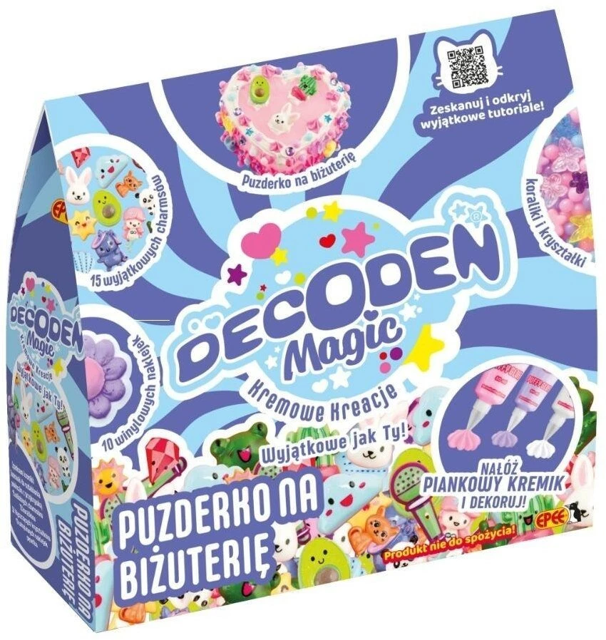 Epee Rinkinys Klasikinė „Decoden Magic“ kūrybinio rinkinio papuošalų dėžutė