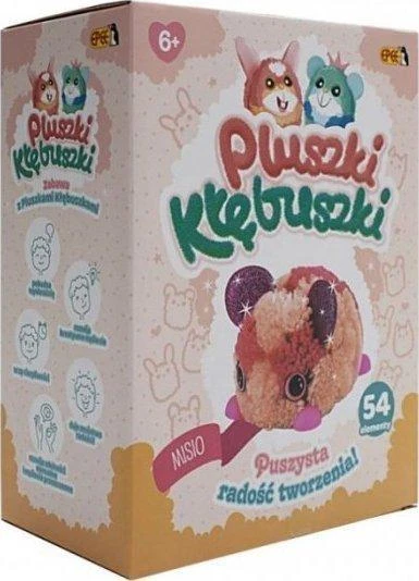 Epee Epee Rinkinys kreatywny Pluszki-Kłębuszki 54 dalys Misio