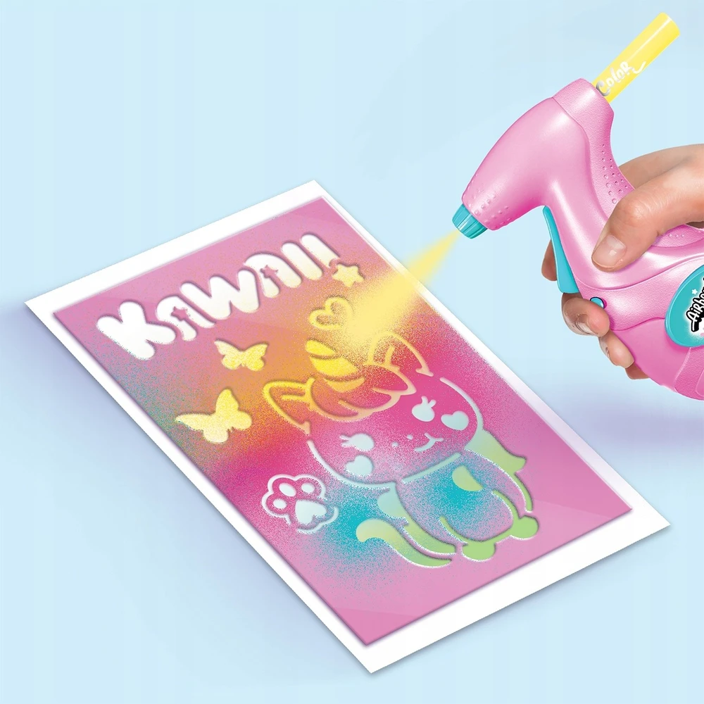 Meno projektas – kawaii plakatai – kūrybinis rinkinys su elektroniniu aerografu