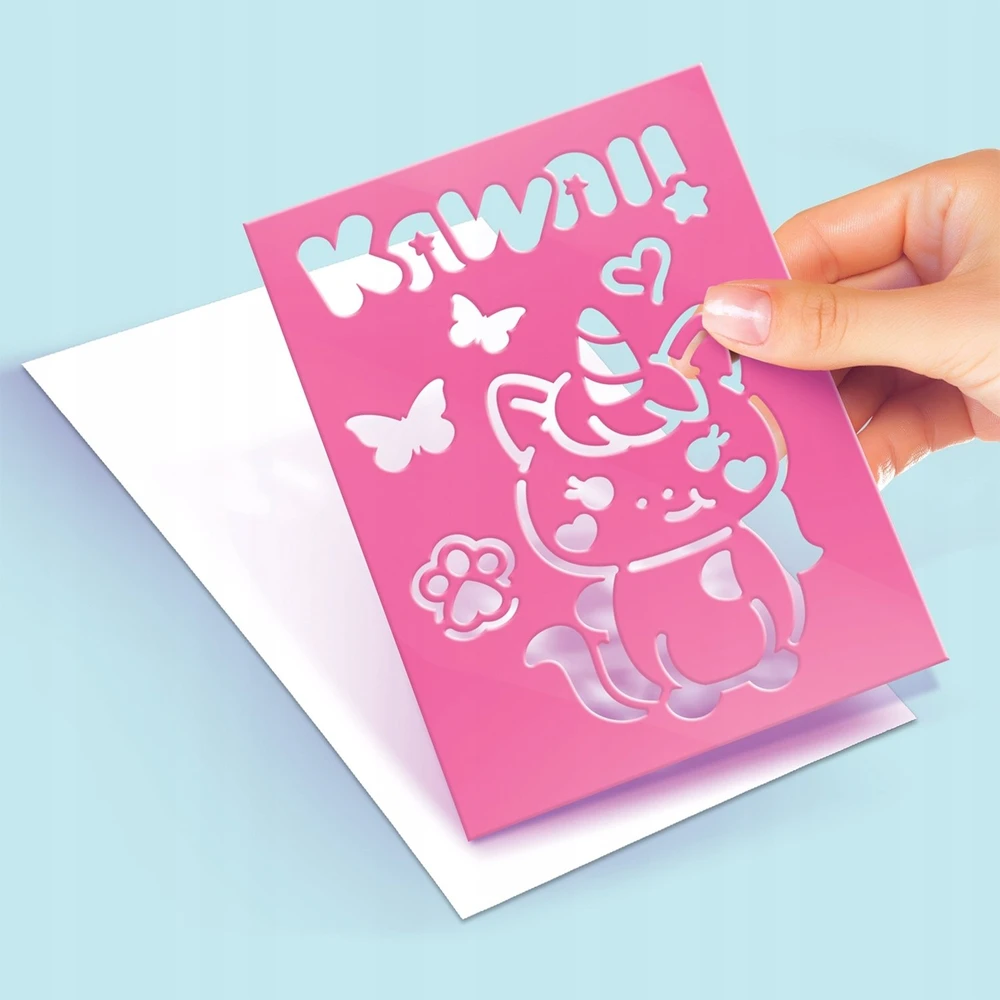 Meno projektas – kawaii plakatai – kūrybinis rinkinys su elektroniniu aerografu