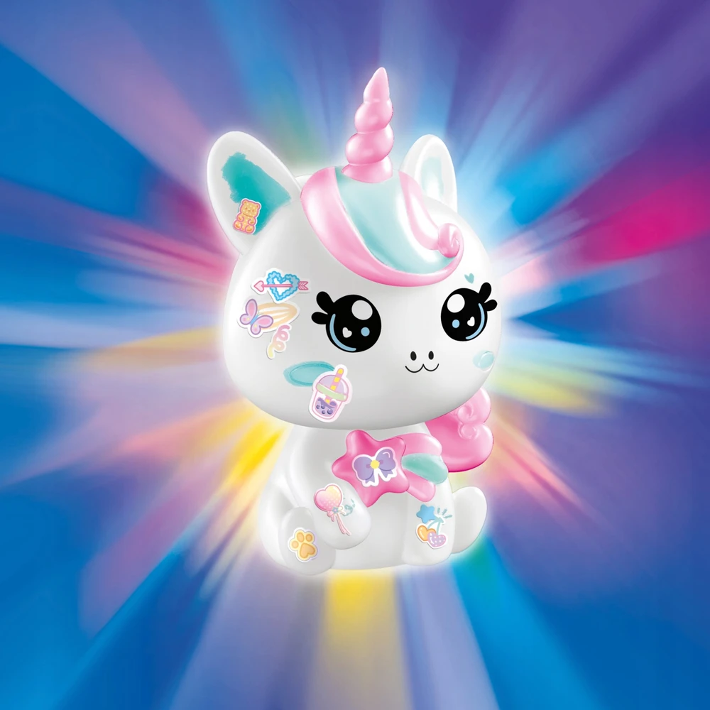 Epee Rinkinys Kawaii stiliaus vienaragių šeimos dekoracijų kūrybinis rinkinys