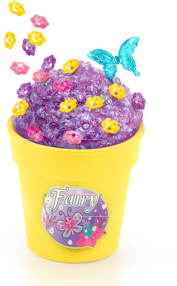 Epee Rinkinys „Slime Flower Creations“ kūrybinis rinkinys – geltonas gėlių vazonas