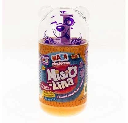 Epee Misiolina – 2 pakuotės plastilino (2x50g) + 2 formelės - oranžinė + geltona