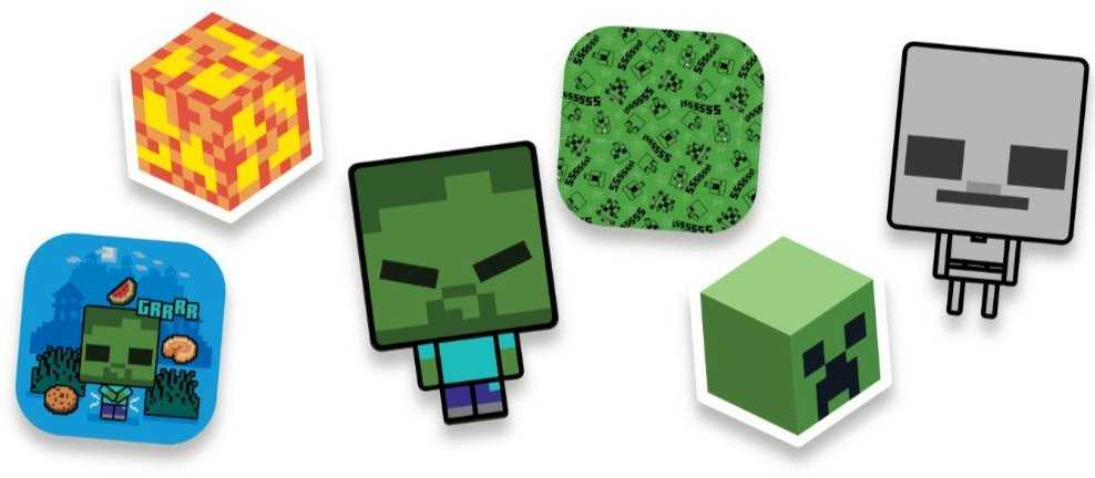 Epee Naklejkomat 3D Minecraft 60403