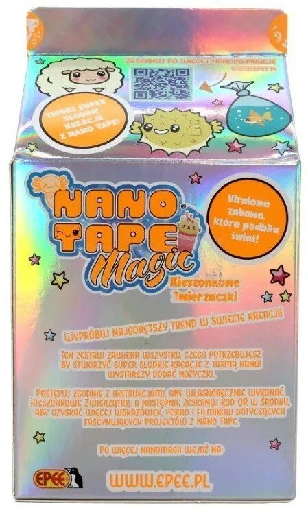 Zestaw Rinkinys Nano juostų magijos rinkinys pradedantiesiems, kišeniniai gyvūnai
