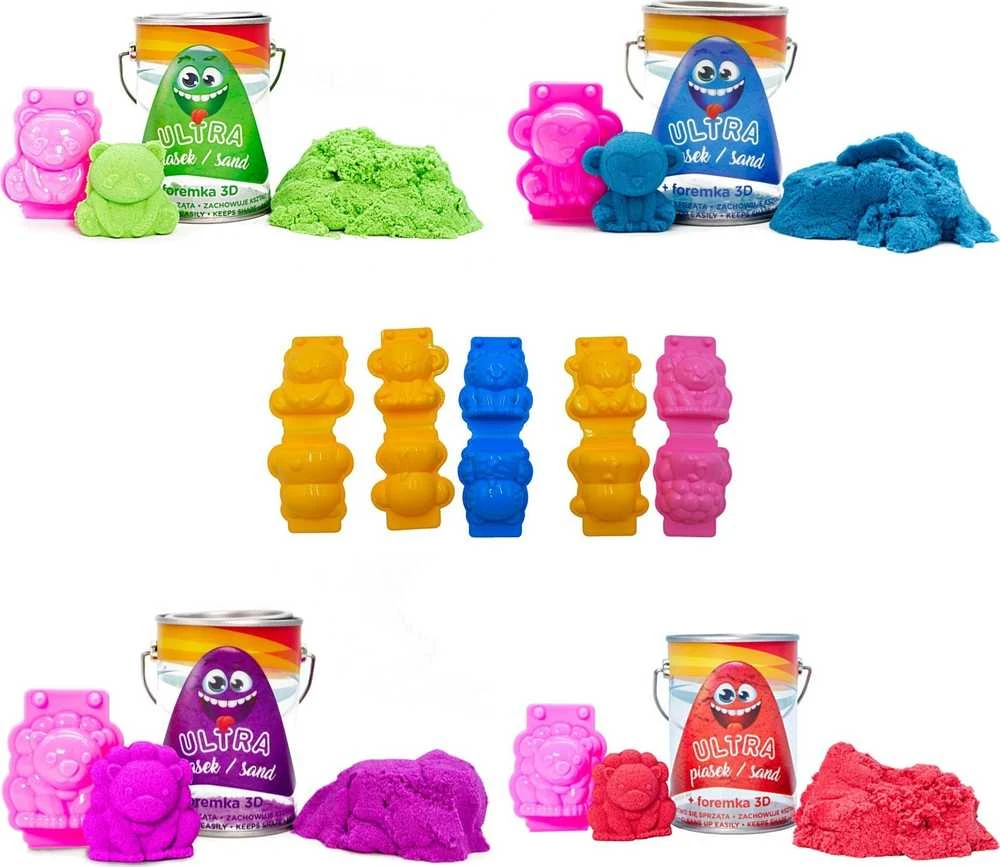 Epee Ultra smėlio skardinė 150g raudona + formuoti 3D liūtą
