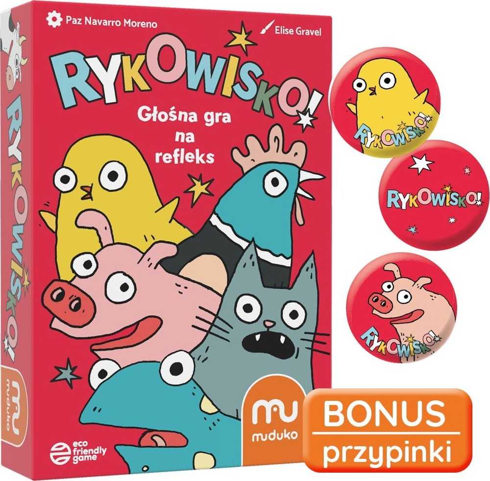 MUDUKO Stalo žaidimas Rykowisko su gyvūnų garsais
