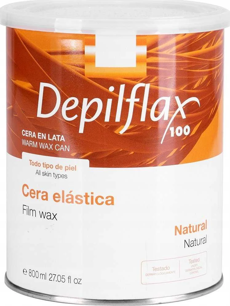 Depilflax natūralus vaškas 800 ml skardinėje