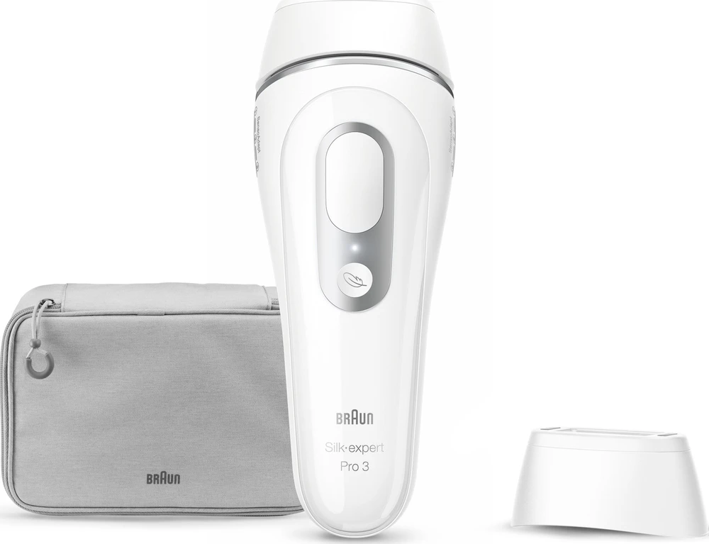 Braun Silk-expert Pro 3 IPL PL3020 balta ir-sidabrinė