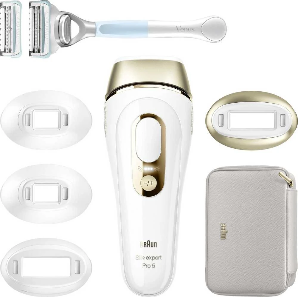 Plaukų Šalinimo Prietaisas - Braun Silk-Expert Pro PL5356 IPL Auksas/Balta