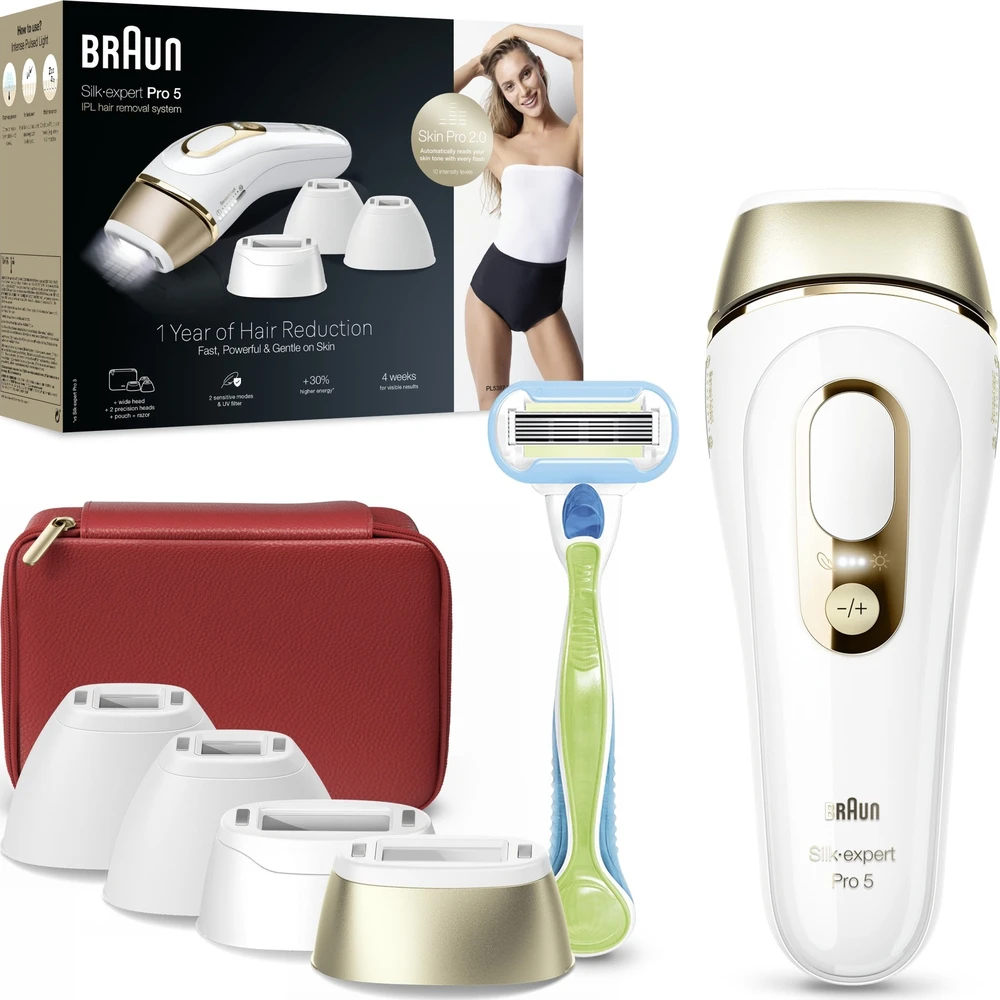 Fotoepiliatorius Braun PL5382 Silk-expert Pro 5 IPL + skustuvas