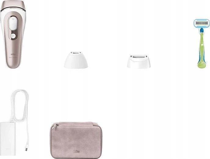 Fotoepiliatorius Braun Silk-Expert Pro IPL PL7253,  Intensyvaus pulso šviesa (IPL) „Rose Gold“, Balta
