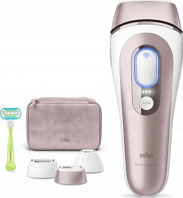 Fotoepiliatorius Braun Silk-Expert Pro IPL PL7253,  Intensyvaus pulso šviesa (IPL) „Rose Gold“, Balta