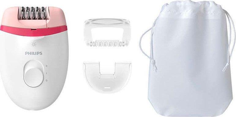 Philips Satinelle Essential Kompaktiškas laidinis epiliatorius BRE255/00