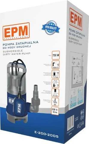 epm 750 W nešvaraus vandens siurblys