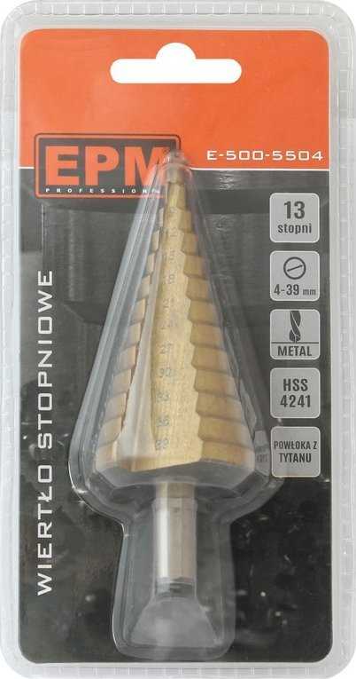 EPM pakopinis grąžtas 4–39 mm
