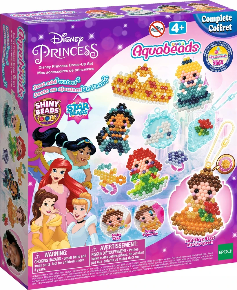 Epoch Rankdarbių rinkinys Aquabeads blizgios Disney princesės