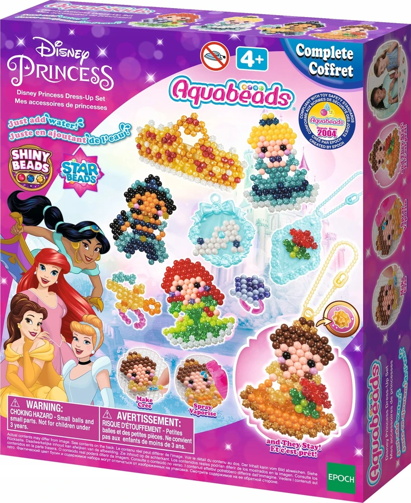 Epoch Rankdarbių rinkinys Aquabeads blizgios Disney princesės