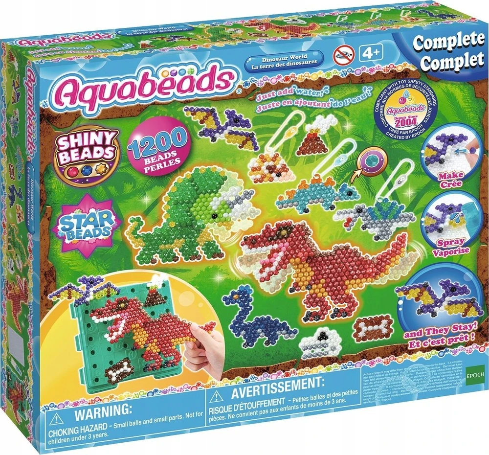 Epoch Rankdarbių rinkinys Aquabeads dinozaurai