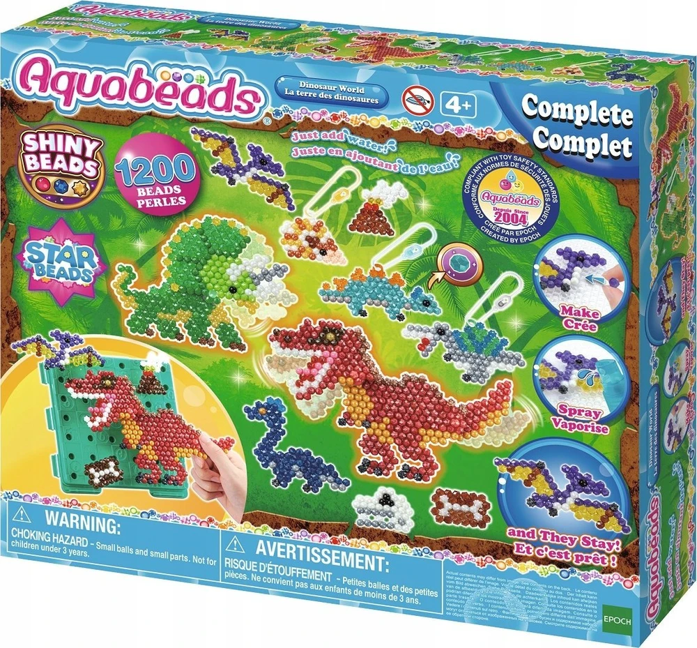 Epoch Rankdarbių rinkinys Aquabeads dinozaurai