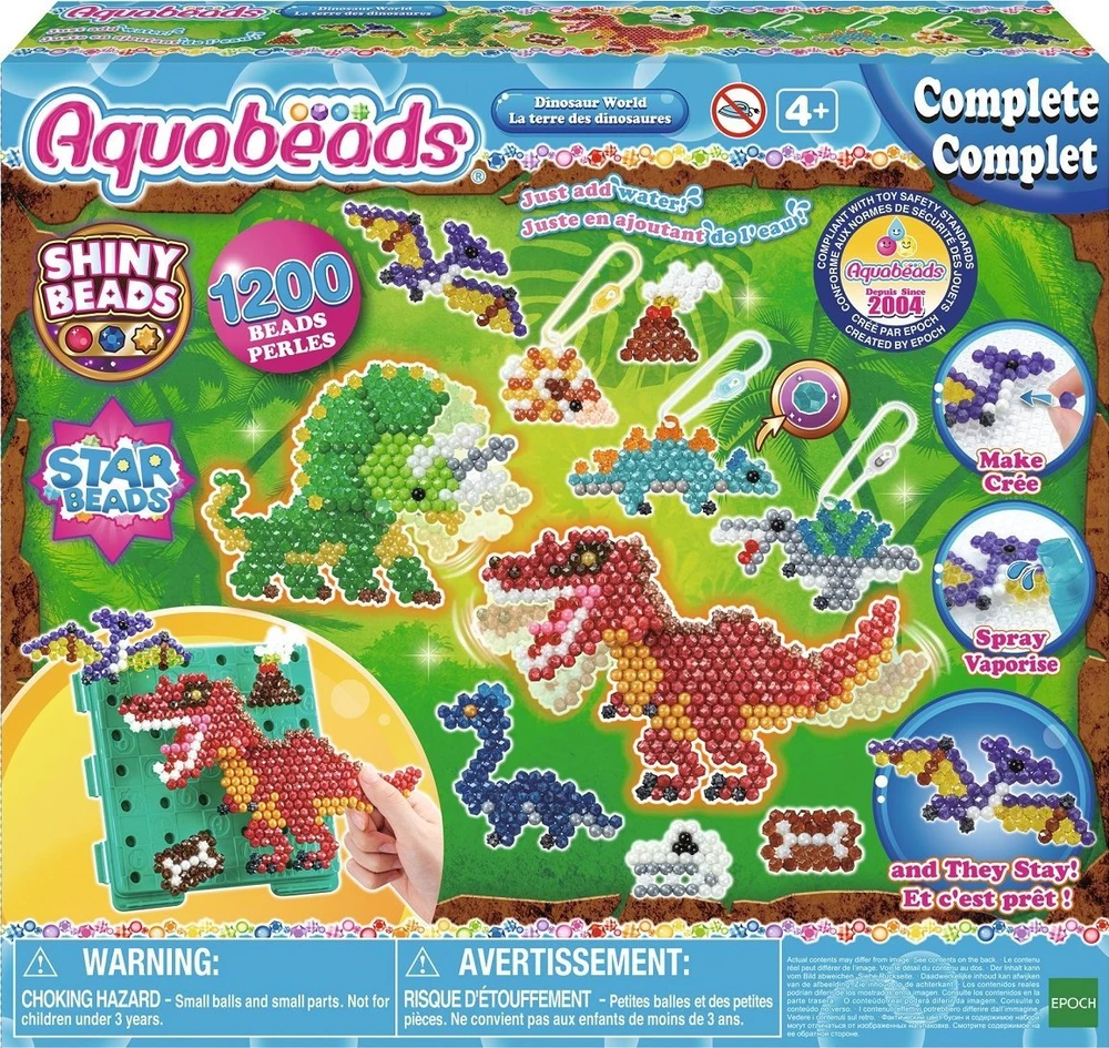 Epoch Rankdarbių rinkinys Aquabeads dinozaurai