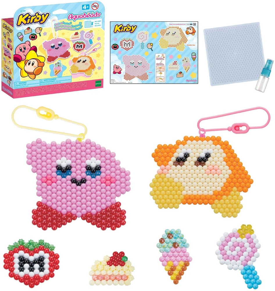 Epoch „Aquabeads“ – „Kirby“ raktų pakabukas – rankdarbių rinkinys (36164)