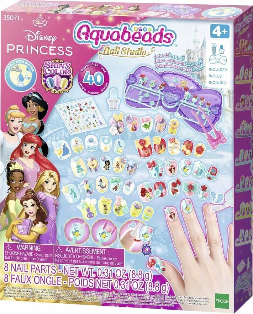 Epoch „Aquabeads“ nagų studija „Disney Princess“
