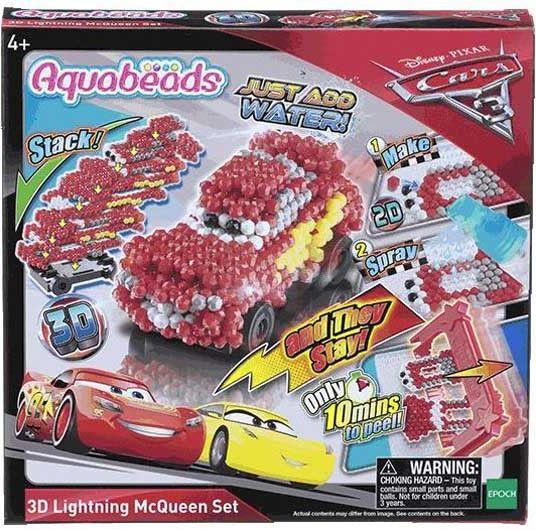 Epoch Deimantinė mozaika Aquabeads Cars (Žaibas Makvynas) 3D Lightning McQueen