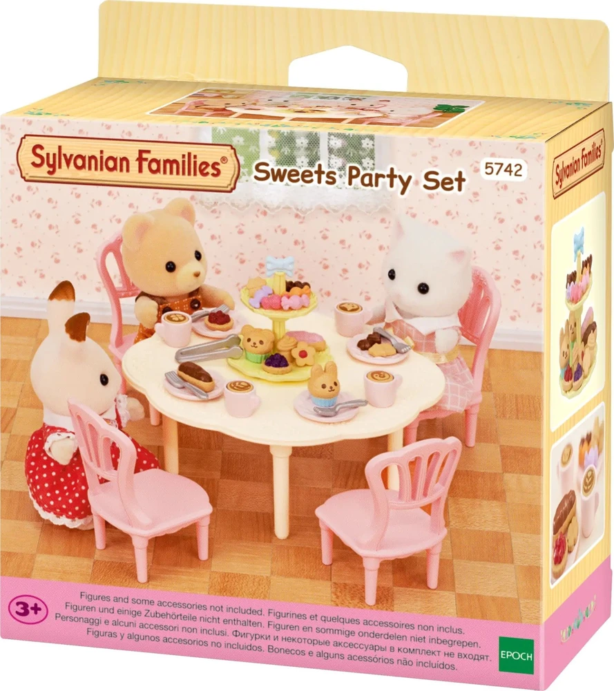SYLVANIAN FAMILIES Rinkinys „Saldumynų vakarėlis“