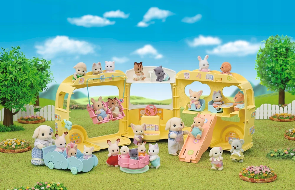 „Sylvanian Families“ – „Rainbow Fun“ darželio autobusas (5744)