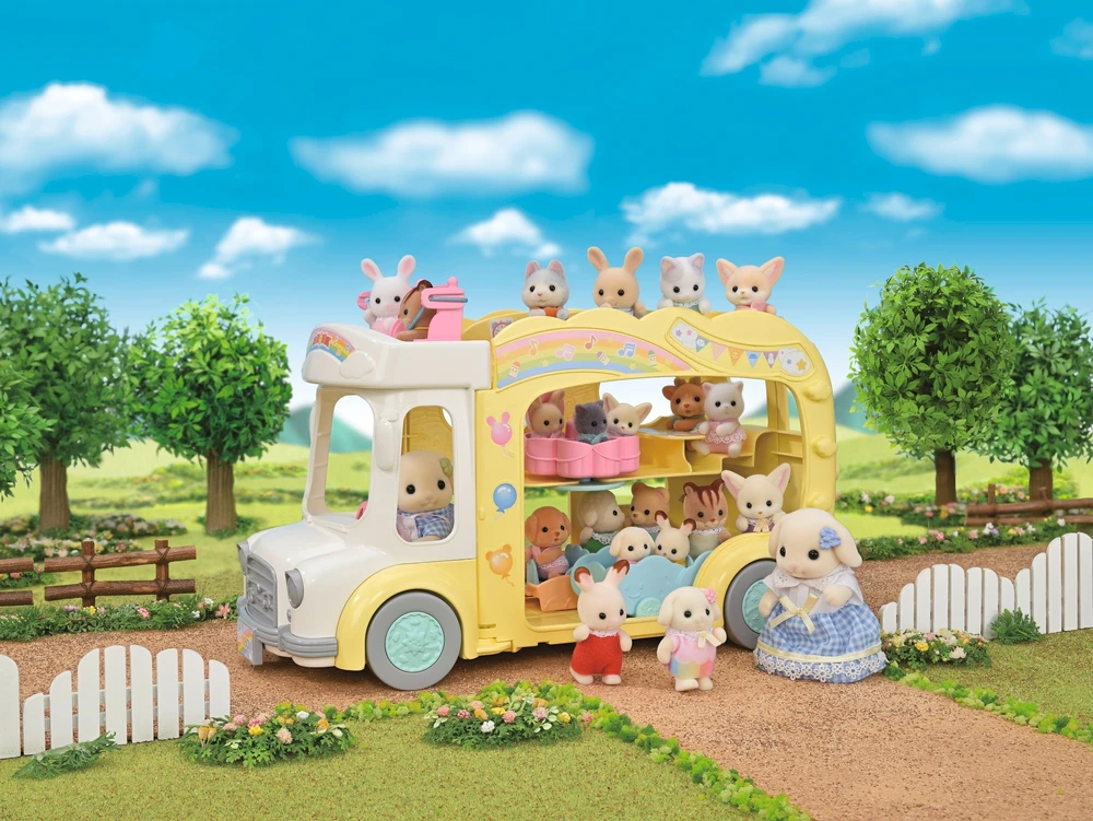 „Sylvanian Families“ – „Rainbow Fun“ darželio autobusas (5744)