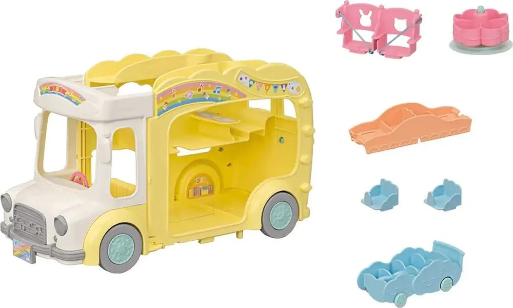 „Sylvanian Families“ – „Rainbow Fun“ darželio autobusas (5744)