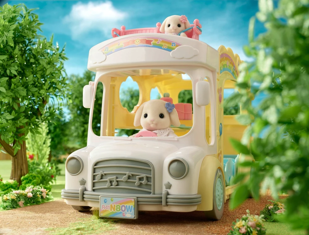 „Sylvanian Families“ – „Rainbow Fun“ darželio autobusas (5744)