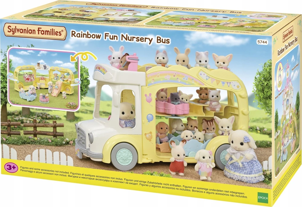 „Sylvanian Families“ – „Rainbow Fun“ darželio autobusas (5744)