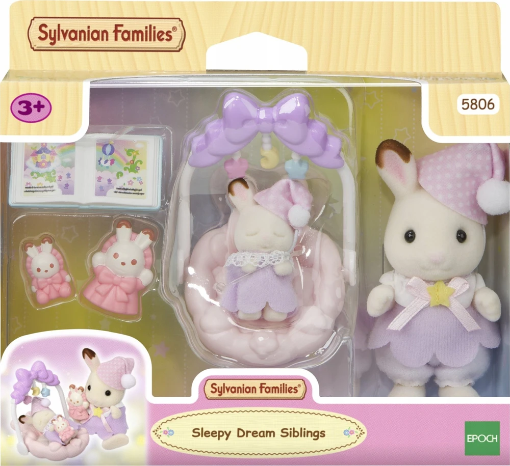 SYLVANIAN FAMILIES Broliukai su pižamomis