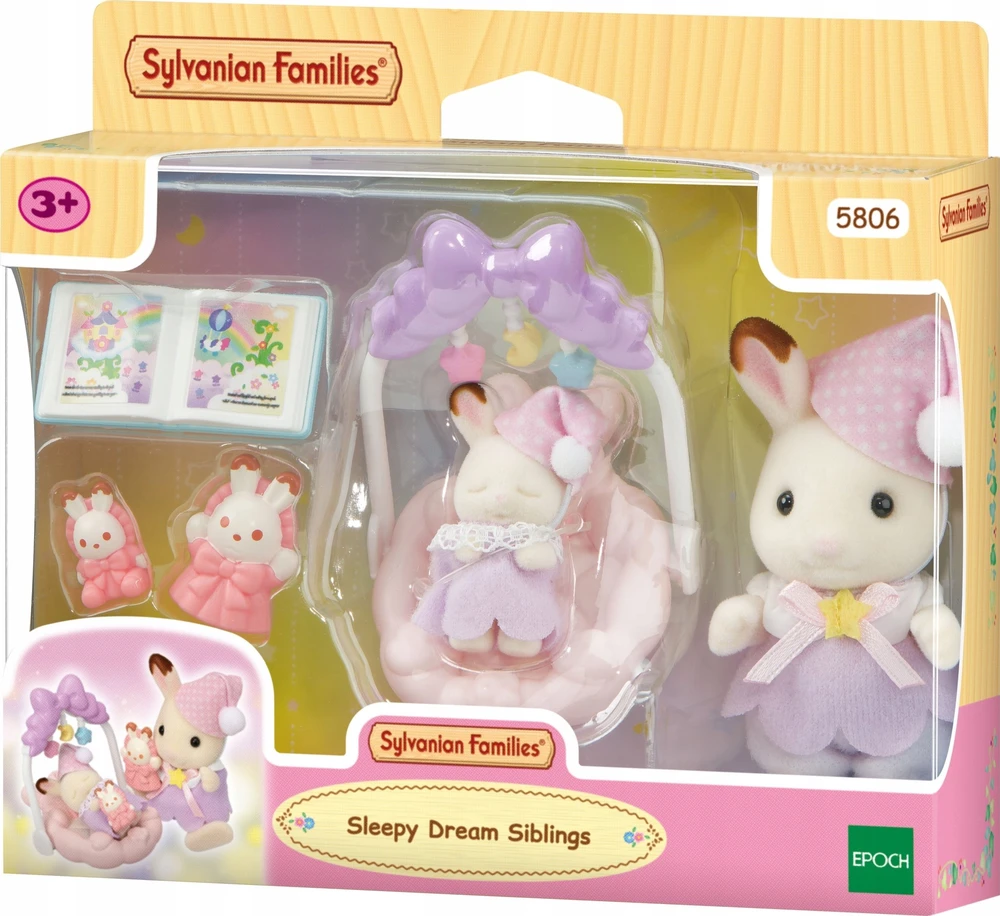 SYLVANIAN FAMILIES Broliukai su pižamomis